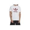 Adidas Originals Solid Pattern Short Sleeve T-Shirt Men Tops White IA4812