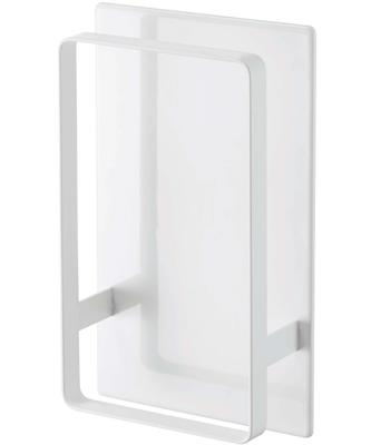 Yamazaki Jitsugyo 5395 Magnetic Bathroom Bath Chair Holder White W12XD5XH20cm Tower Breathable and Easy To Dry Two-Way Approx.