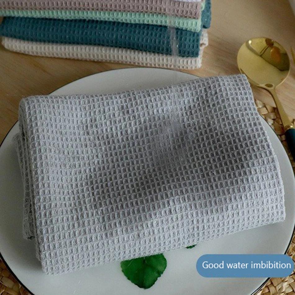 4PCS Cotton Waffle Weave Kitchen Towel Set,Tea Hand Dish Towel,Cloth Napkins,Ultra Soft Absorbent Dish Rags