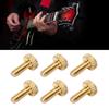 6 Pcs Tremolo Bridge String Locking Screw Metal Electric Guitar Tremolo Bridge Fine Tuning Screws
