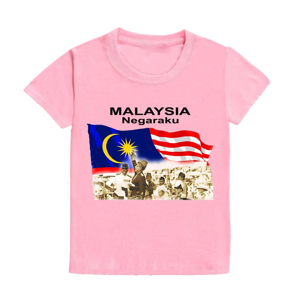 2025 Negaraku Kids T-Shirt For Malaysia Independence Day With Festive Merdeka Design And Comfort Fit