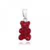         Nostalgia Bear Red Velvet Classic Connector Silver                            