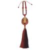 Buddha Car Pendant Peach Wood Exquisite Carving Mind Purification Wealth Happiness Guanyin Hanging Ornament