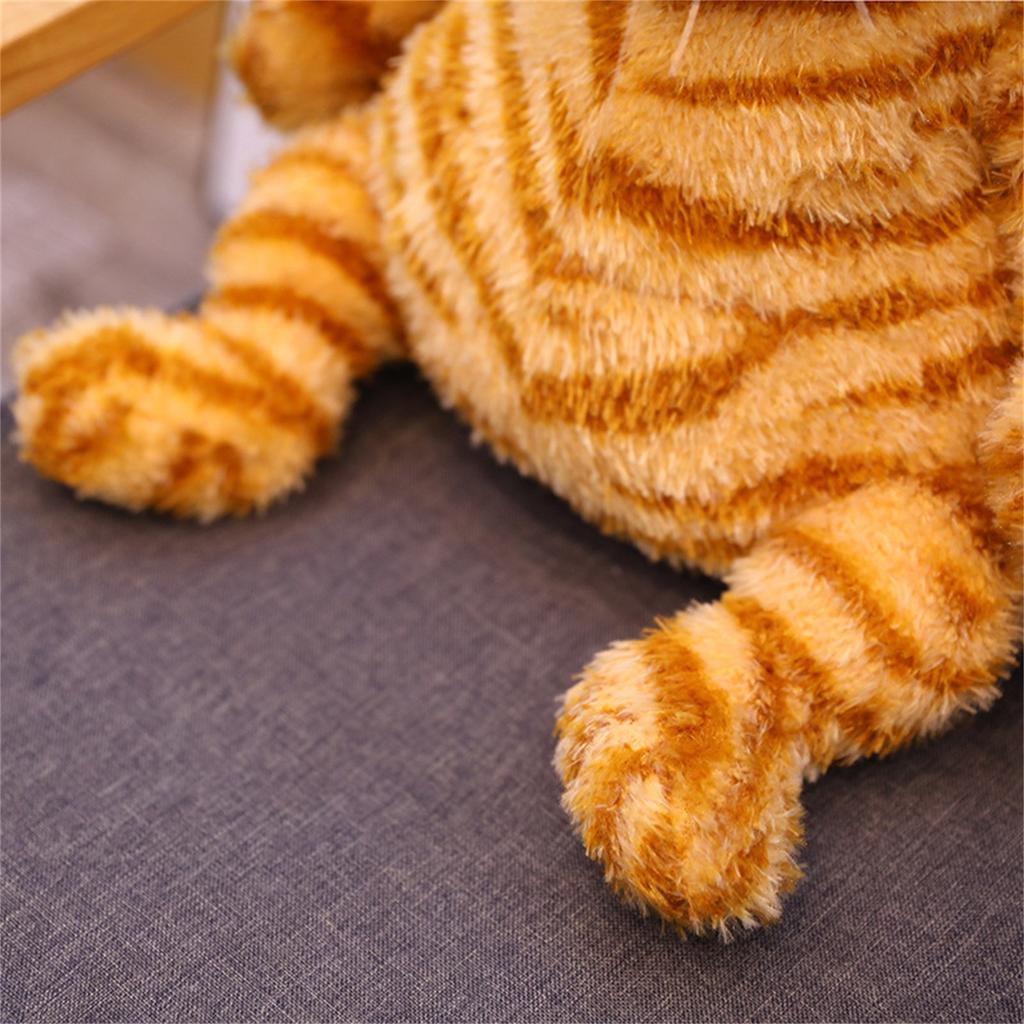 Niedliche Garfield-Plüschpuppe, Geschenkspielzeug, Plüschkissen, Junge, Mädchen, gelbe Katze, Tier-Cartoon-Junge(30 cm)