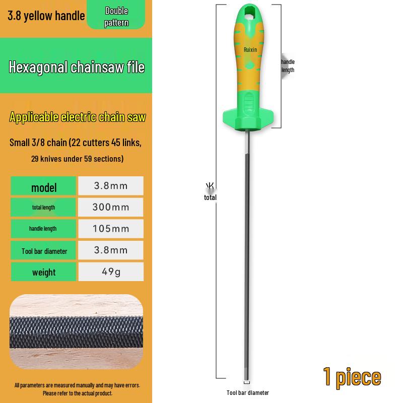 Sechskant Kettensägenkettenschleife Werkzeug - Handgeführter Sägezahnschärfer