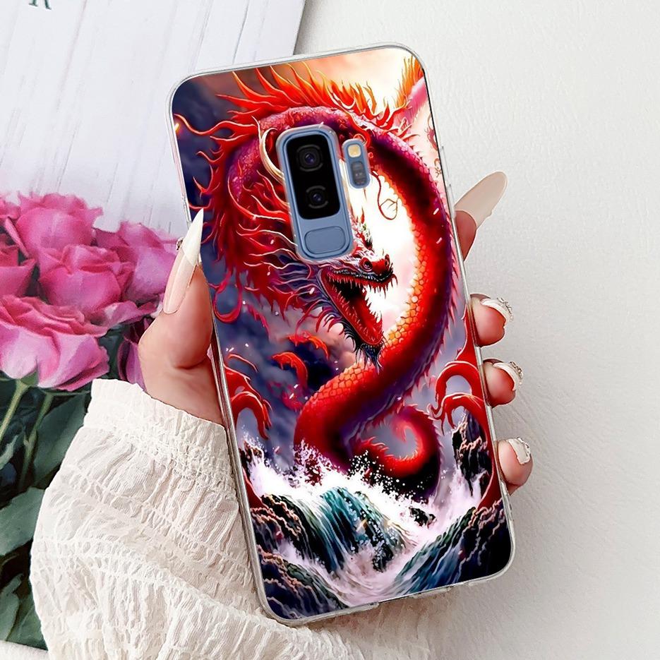 For Samsung Galaxy S9 Case SM-G960F Cute Cat Painted Cover Soft Slim Phone Case For Samsung S9 Plus S 9 Galaxy S9+ SM-G965F Bags
