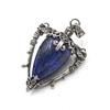 Crystal Pendulum Pendant Necklace Natural Stone Gemstone Charm Women Fashion OL Style Copper Plated Jewelry