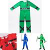 Boys Power Ninja Costume Martial Arts Japanese Samurai Warrior Fancy Dress