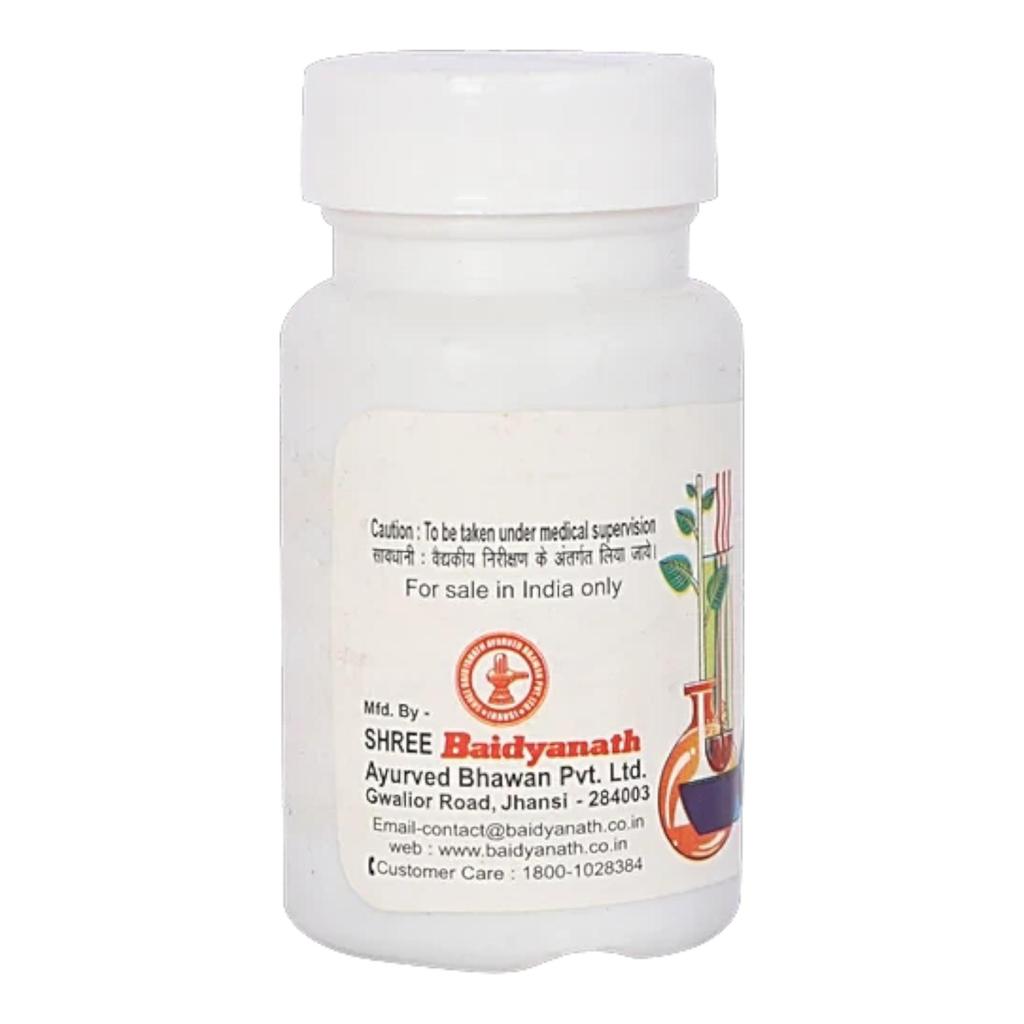 Baidyanath Jhansi Nashtpushpantak Ras 80 Tablets Ayurvedic Supplement for Vitality, Balance and Overall Wellness Support