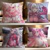 Hot NNIKKE Goddess of Victoryer Cushion Cover Soft Washable Pillow Case Multi-Scene for Couch Bed Travel Office Use