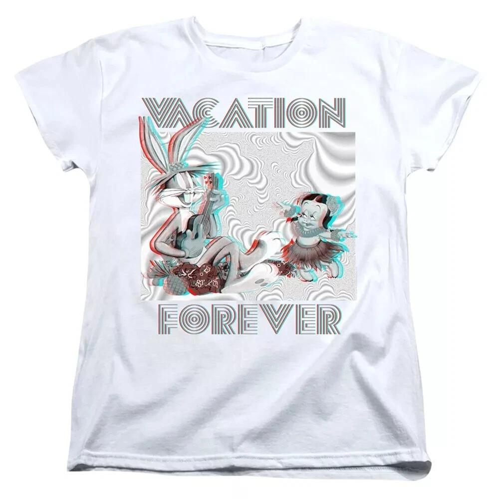 Looney Tunes  Vacation Forever  Women s T-Shirt S