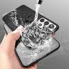 Deer Patterned Hard Cover for Samsung Galaxy S24 S23 S22 S21 S20 Ultra Plus FE A55 35 25 15 72 71 70 54 52 51 34 32 Phone Case