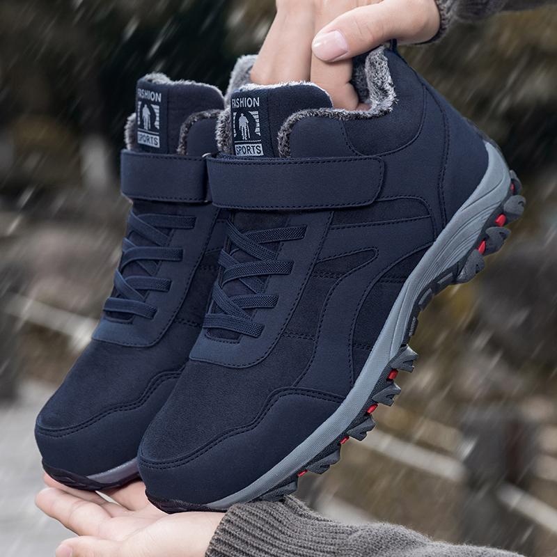 Cotton shoes winter velvet warm thickened outdoor walking casual sports shoes