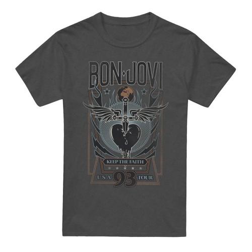 Bon Jovi Unisex Adult Keep The Faith T-Shirt