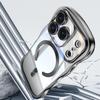 Plating Wavy Frame Magnetic Phone Case For iPhone 17 Pro Max 16 15 14 13 Electroplated Silicone Bumper Shockproof Clear Soft Cover