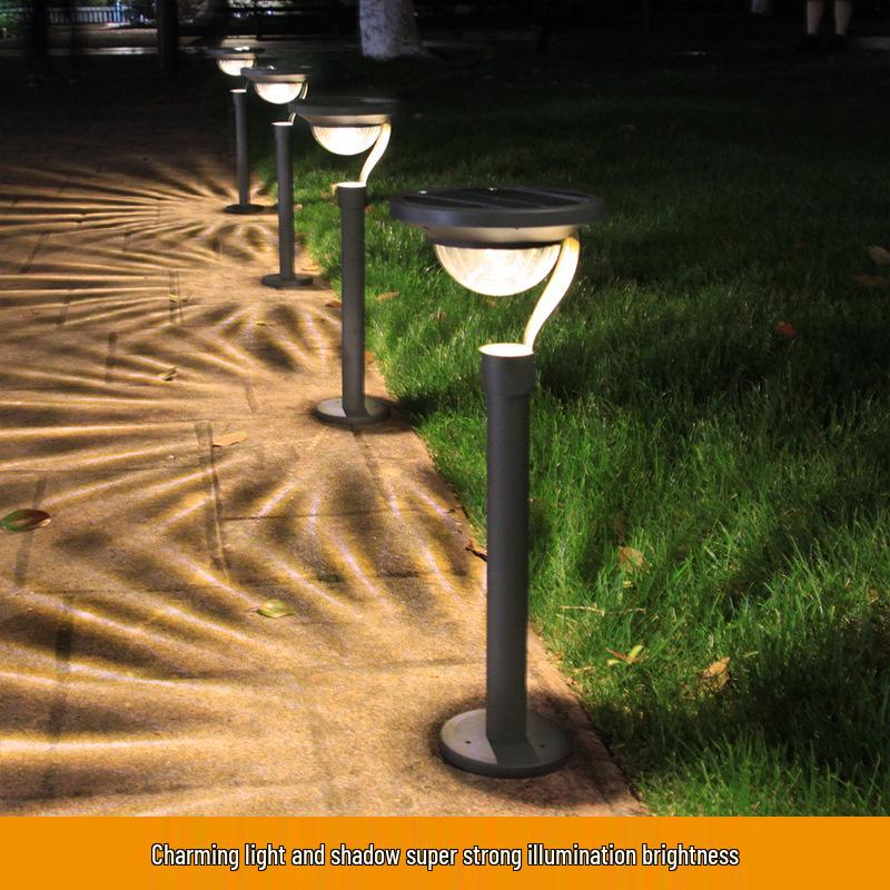 Super Bright LED Solar Lawn Light - Waterproof, Energy-Saving for Gardens, Courtyards, and Villas