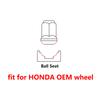 4 PZ M12X1.5 per HONDA OEM ruota Alta Qualità Antifurto Sicurezza Sfera d'Acciaio Sede Dado Ruota Serratura Dadi Ruota Dado di Bloccaggio
