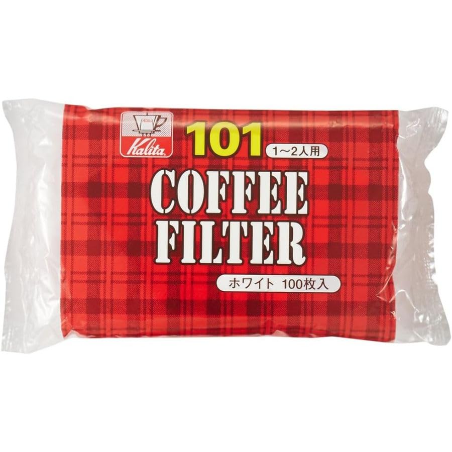 Buy 10 bags of Kalita NK 101 Rossi White Coffee Filters count x 10 Paper Serving Made in Japan (100 bags) #11105 Filters, 1-2 People,