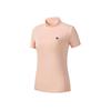 Athletics Solid Logo Sports Leisure Knit Short Sleeve T-Shirt Women Tops Light-Pink Orange A11W225130F-OR