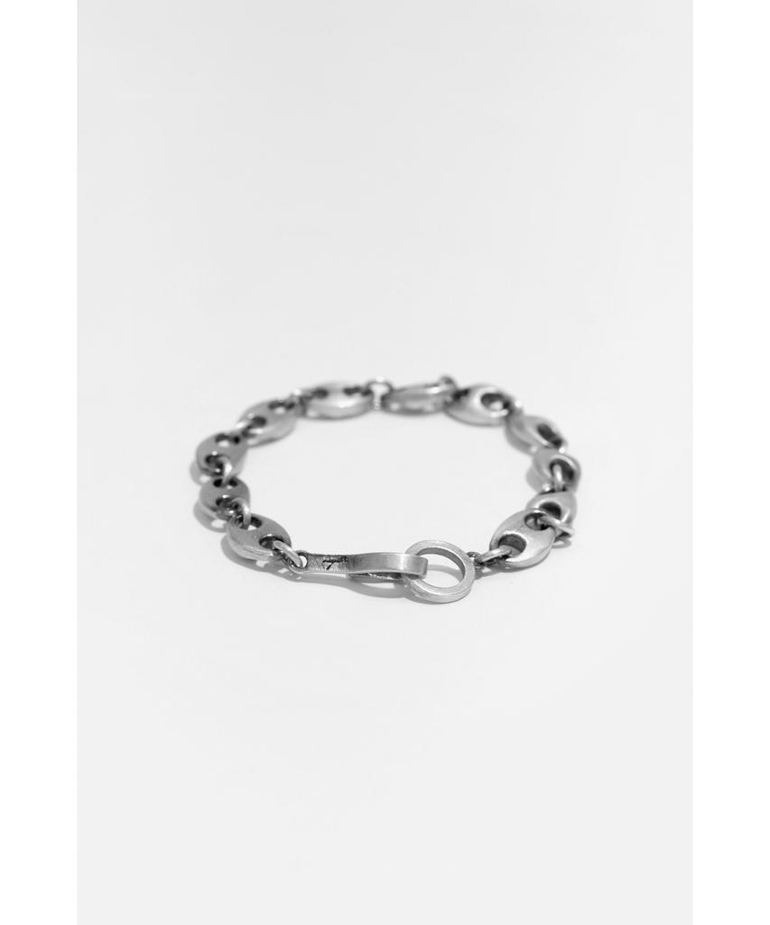 Youth Stud Link Chain Bracelet - Silver