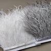 Wholesale Multicolor Ostrich Feather Trims Feather Ribbon Fringe Fuzzy Edges Tassel Sewing Crafts Costumes Suppies Party Decor