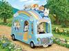 Sylvanian Families Kindergarten Vehicle "Rainbow Kindergarten Bus" S-62 ST Mark Certified, Ages 3 and Up, Toy Dollhouse, Sylvanian Families, Epoch