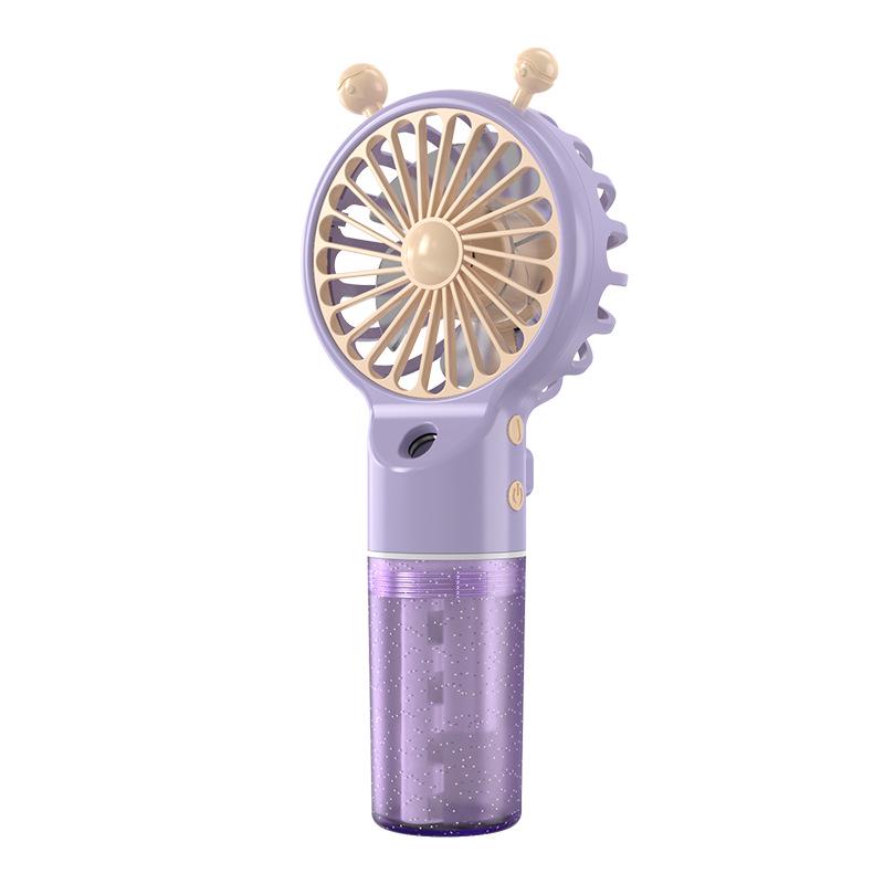 Ultra-Quiet Mini Handheld Fan with Fine Mist & Long Battery Life