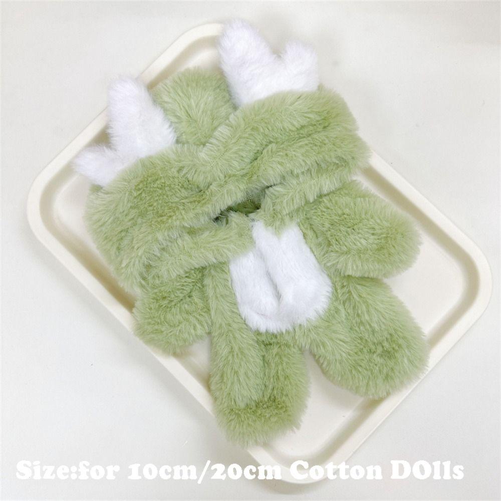 Mini Idol Doll Outfit Cartoon Doll Overall Suit Cotton Doll Clothes for 10cm/20cm Cotton Doll