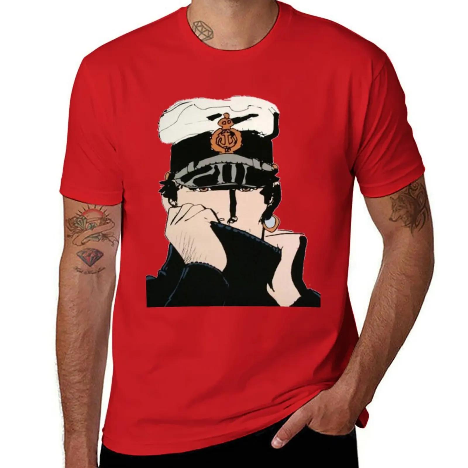 corto maltese TShirt animal prinfor boys plus size tops Aesthetic clothing for a boy mens t shirt S