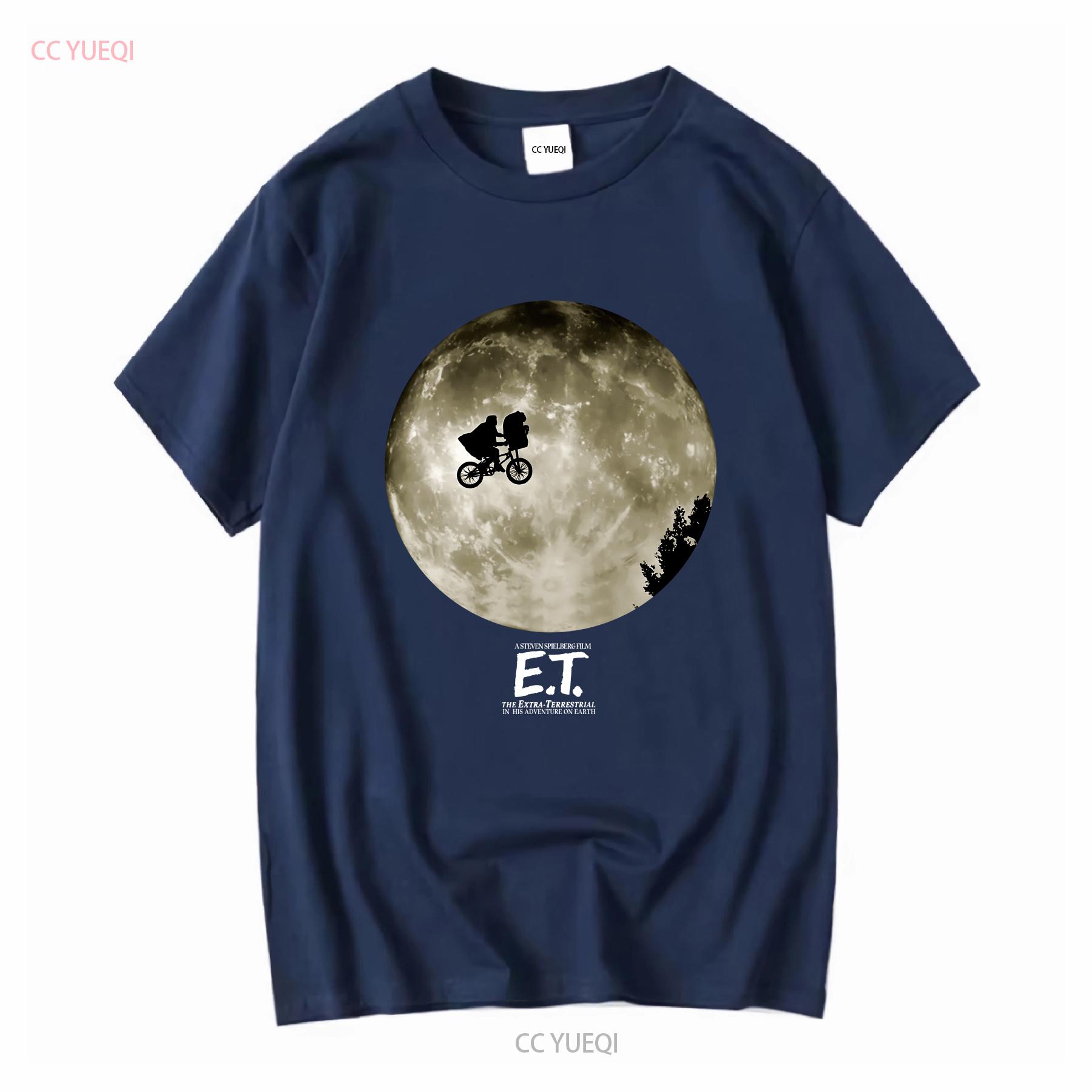 

E T The Extraterrestrial 1982 Spielberg Retro Movie Shirt Black Size 2XL vintage Washed designer clothes streetwear Stylish M