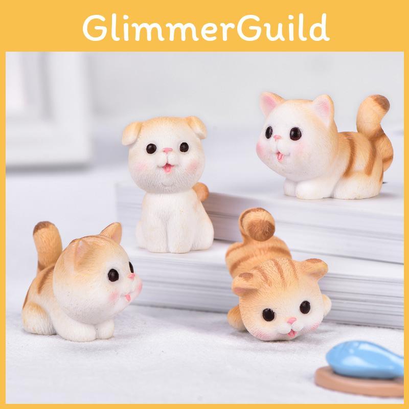 Delightful Cartoon Cat Design Mini Cat Dolls Ideal For Creative Cake Decorations And Gifts