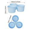 Silicone Air Fryer Ramekin Reusable Air Fryer Baking Mould with Grip Ear Enduring Non Stick Egg Mold Cup for Baking Kitchen Home
