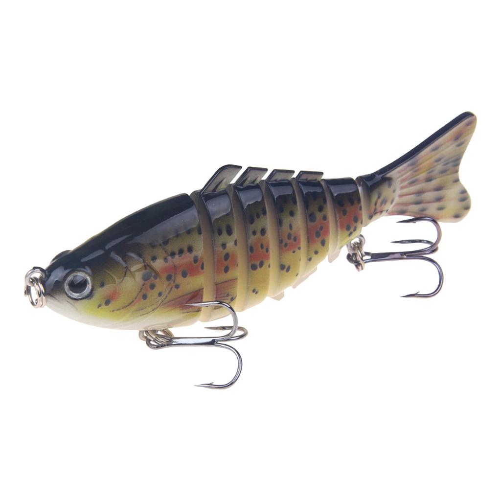Jointed Multi Sections Fishing Lure Crankbait Artificial Multi Jointed Sections Hard Bait Swimbait Trolling Carp Fishing Tackle