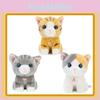 Adorable Simulation Siamese Shorthair Plush Cat Toy For Home And Room Decor