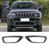 For Jeep Grand Cherokee 2018+ Carbon Fiber Front Fog Light Cover Fog Lamp Trim