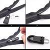 8/16PCS Detachable Puller Zippers Head Zip Fixing Device Broken Zipper Rope Used For Clothes Travel Bags Luggage Backpacks Tent