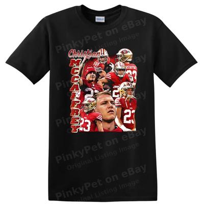Christian McCaffrey T-shirt San Francisco 49ers Voetballer Tee