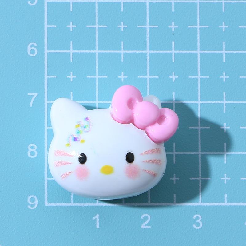 10 Pcs New Mini Kawaii Cartoon Animal Kitten, Rabbit Series Resin Scrapbookdiy Miniature Ornament Accessories A35