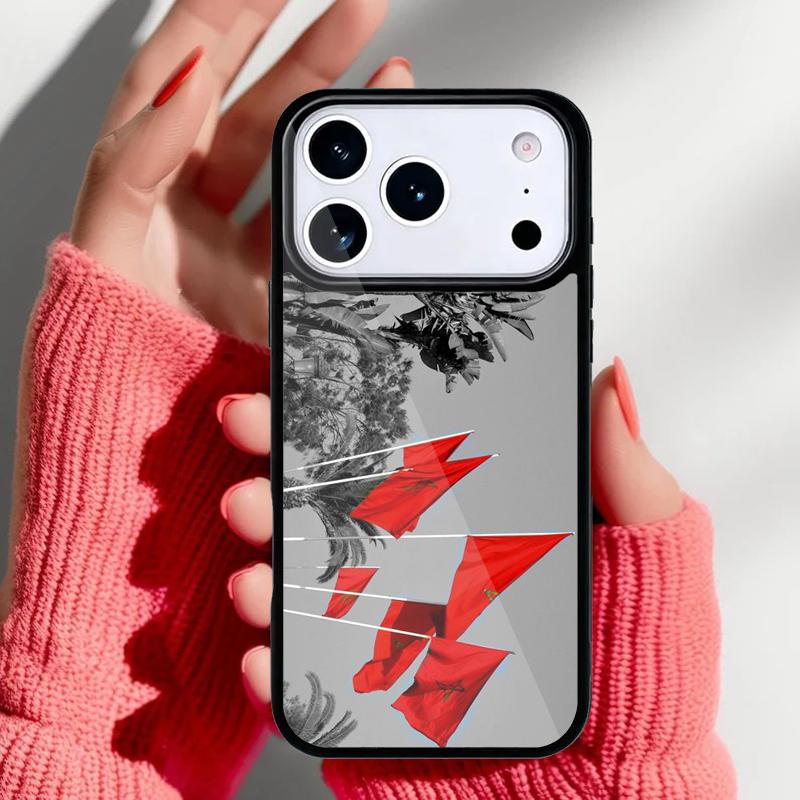 Maroc Morocco Flag Coat Of Arms Phone Case for iPhone 17 16 15 14 13 Pro Max Back Cover for 12 11 Pro Coque