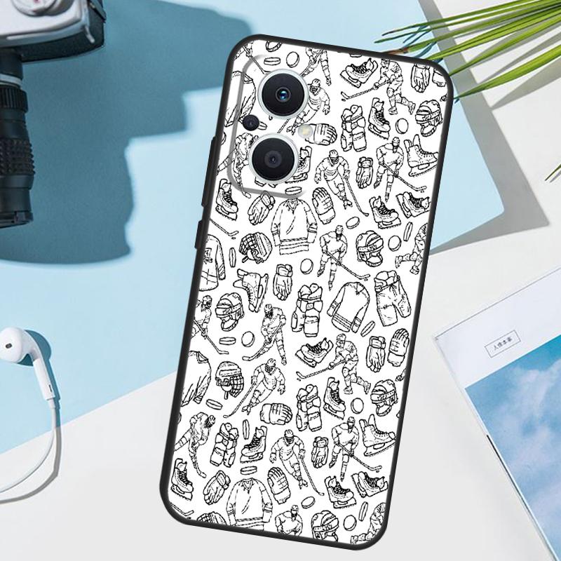 Eishockey-Hülle für OPPO Reno 14 F 12 11 10 13 Pro 11F 12F 13F 7 8 Lite OPPO Find X8 X6 X5 X9 Pro Hülle