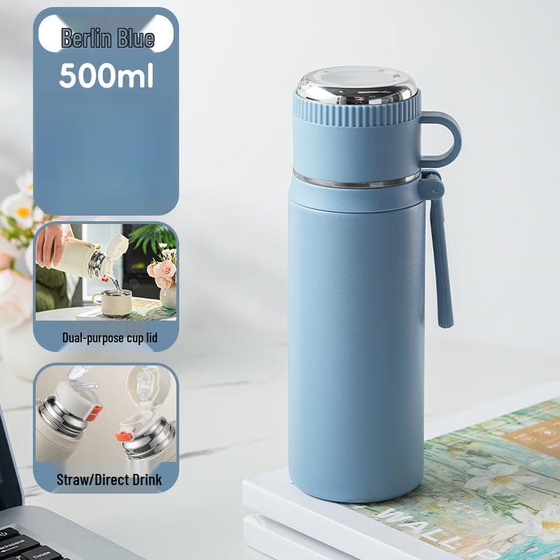 

Shangqi Portable Stainless Steel Vacuum Insulated Bottle with Strap
