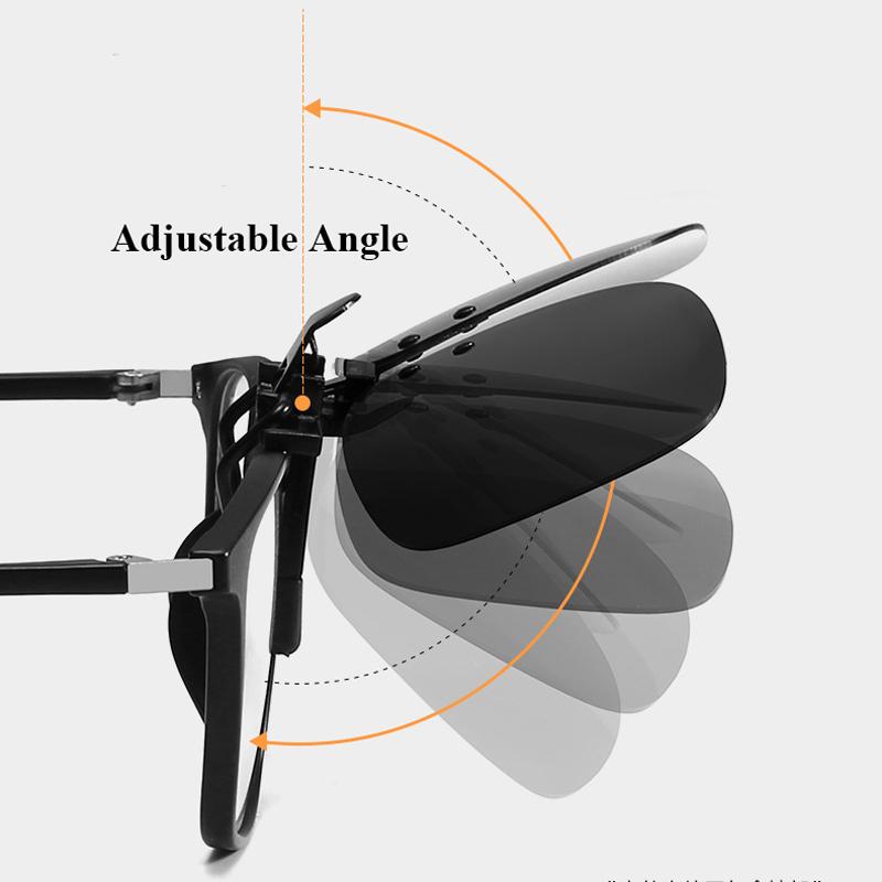Buy Polarized Clip On Removable Sunglasses for Prescription Glasses at