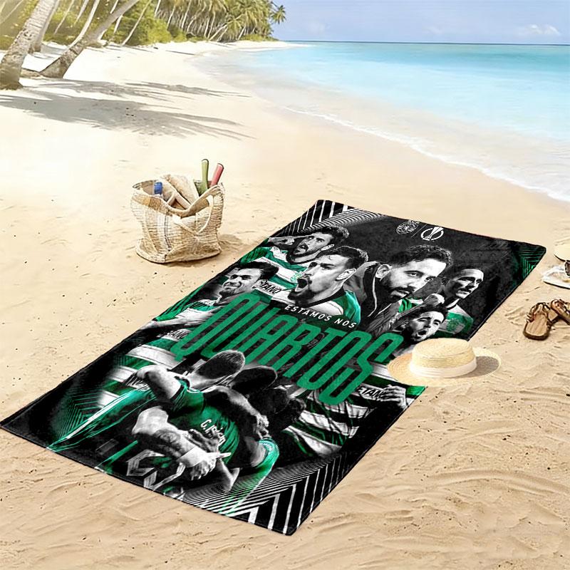 MHIH Print Beach Towel, Large Soft Quick Dry Towel for Beach Camping Swimming
