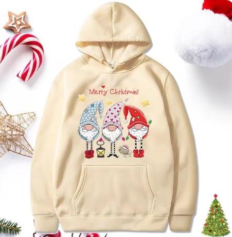 Independent Station Print Christmas Hooded Santa Print Ebay Sweater