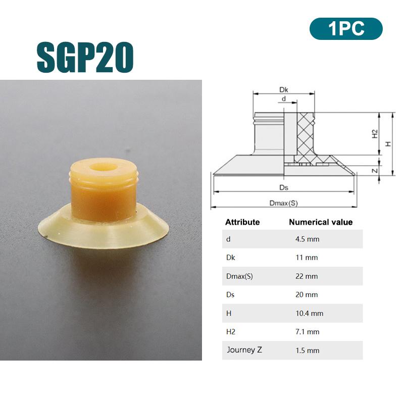 5 Bucăți Geantă Manipulator Deschidere Vid Suport Vid Sgp15/20/24/30/40 Componente Pneumatice Pentru Accesorii Industriale