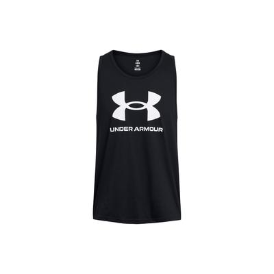 Débardeur à capuche sans manches avec logo Sportstyle pour homme, hauts noirs 1382883-001