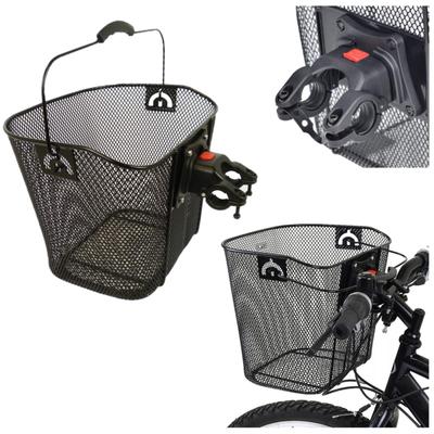 Bicycle Basket For Handlebars Detachable Front Bicycle Basket 25.4 - 31.8
