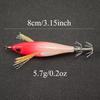 Luminous Squid Jig Horizontal Artificial Calamar Wobbler Octopus Bait  Cuttlefish Fishing