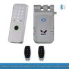 Graffiti Invisible Wireless Anti-theft Smart Lock with Remote Control for Home, Keyhole-less Design for Entrance and Sliding Doors