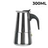 Mocha Espresso Latte Stovetop Filter Coffee Pot for Kitchen 2/4/6 Cups Stainless Steel Moka Coffee Maker Coffee Maker Pot